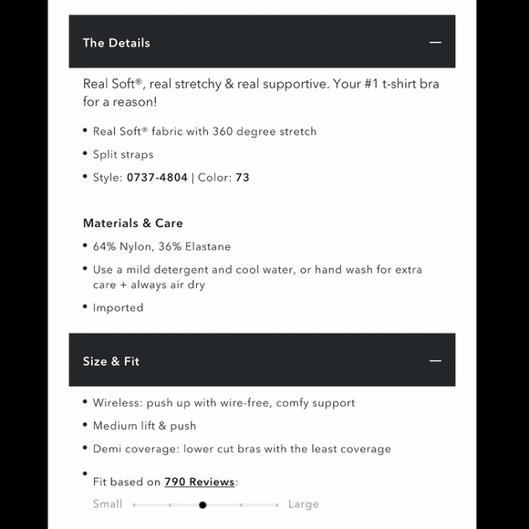 Aerie Real Sunnie Wireless Push Up Bra - Picture 4 of 5